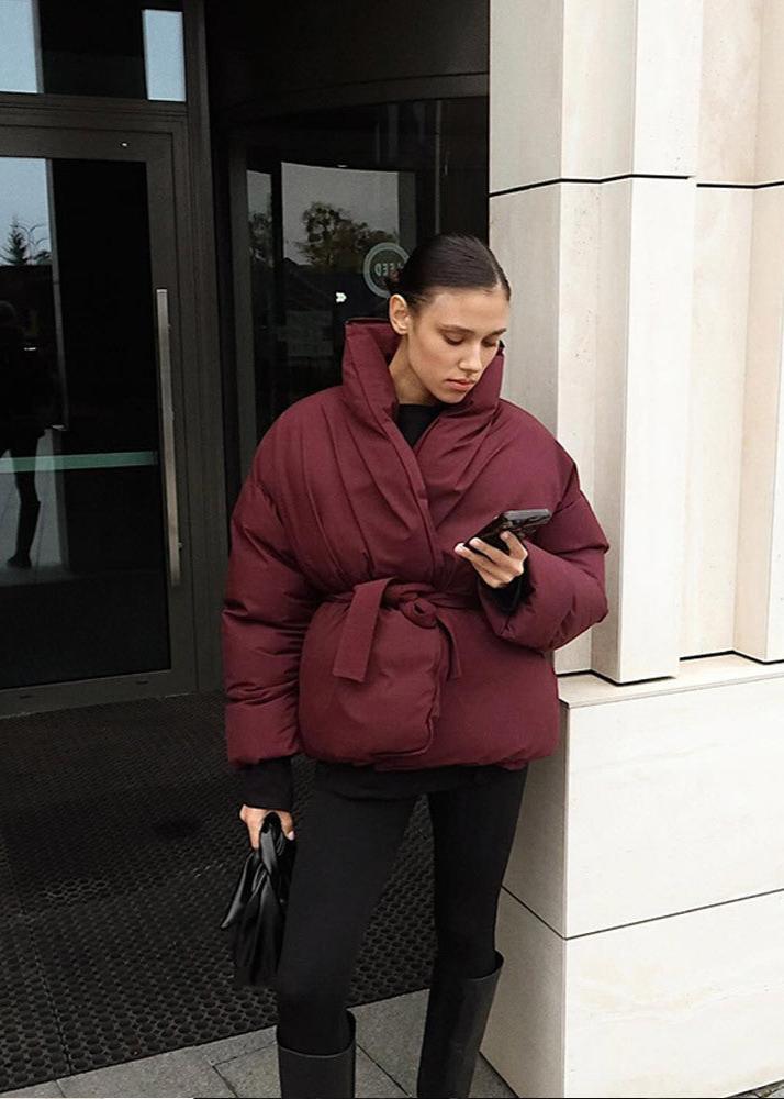 Καπιτονέ Μπουφάν Με Ζώνη Luxura