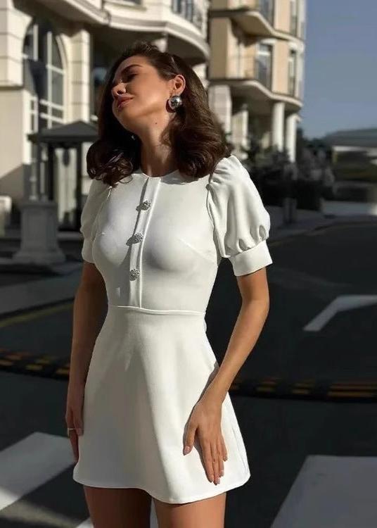 Μίνι Φόρεμα Με Vintage Κολάρο Κούκλας Amelie