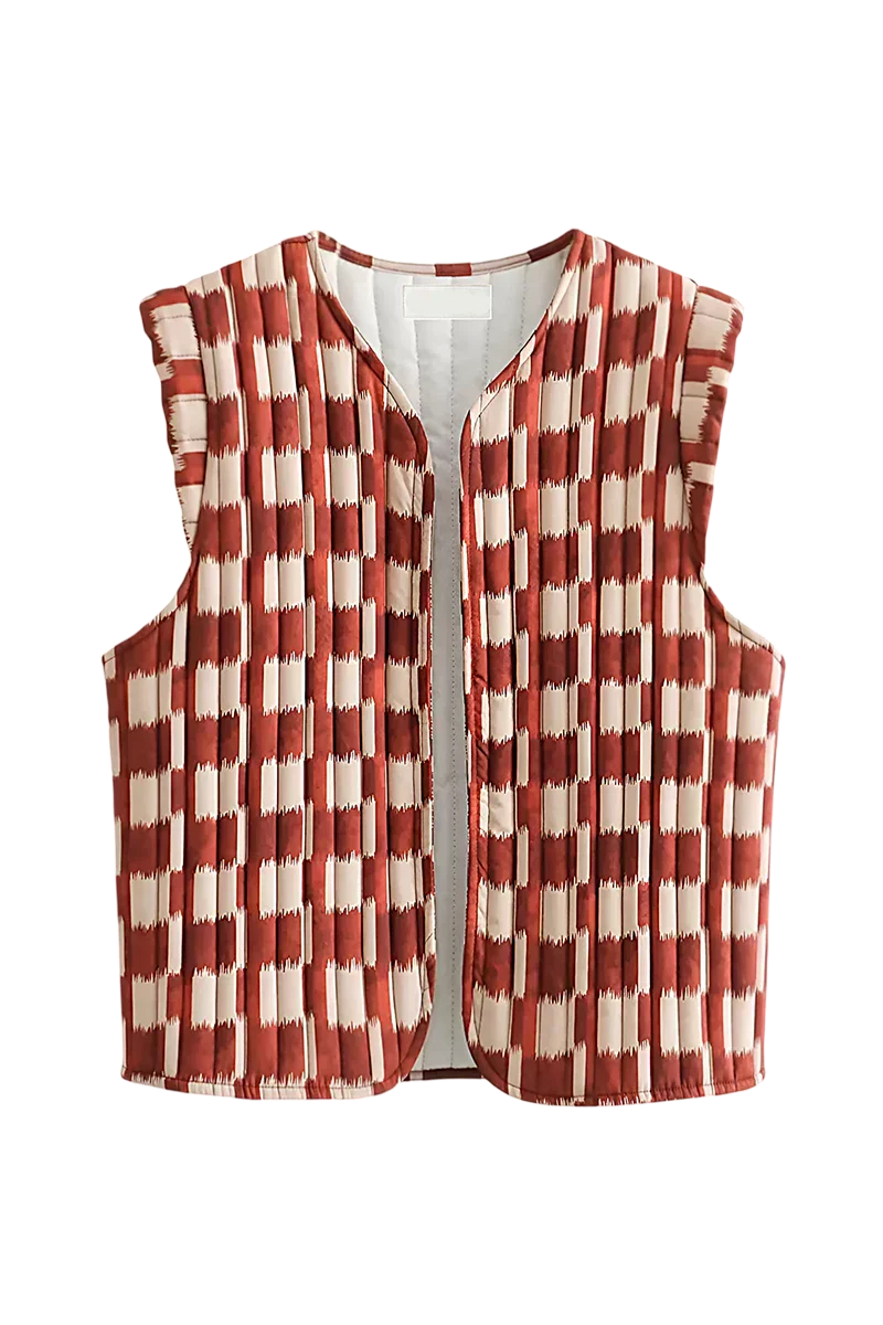 Γιλέκο Με Τυπωμένο Σχέδιο Pepitta