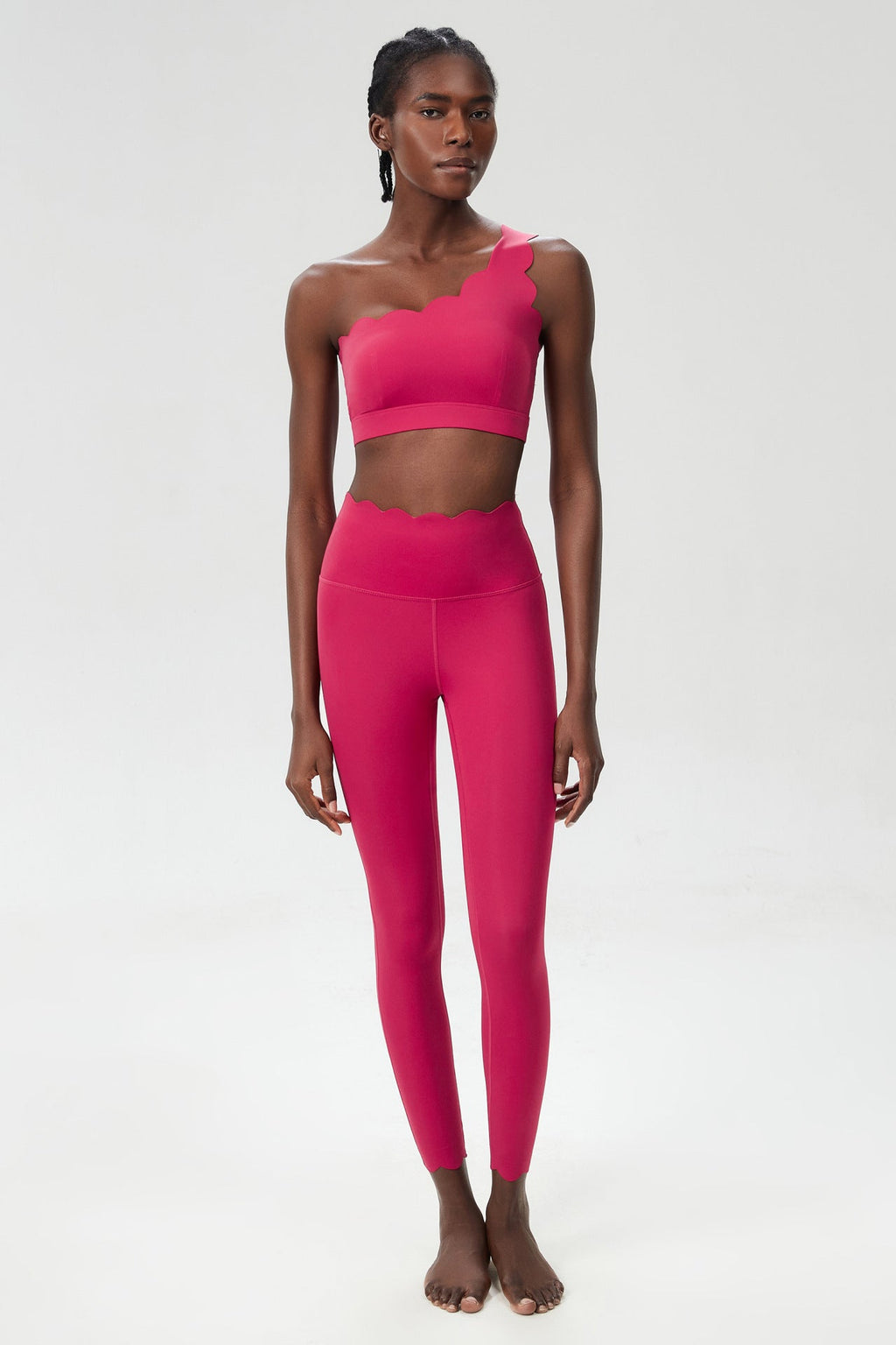 Αθλητικό Σουτιέν Με Έναν Ώμο Και Κυματιστό Σχήμα