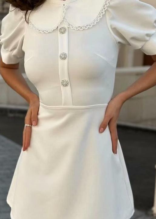 Μίνι Φόρεμα Με Vintage Κολάρο Κούκλας Amelie