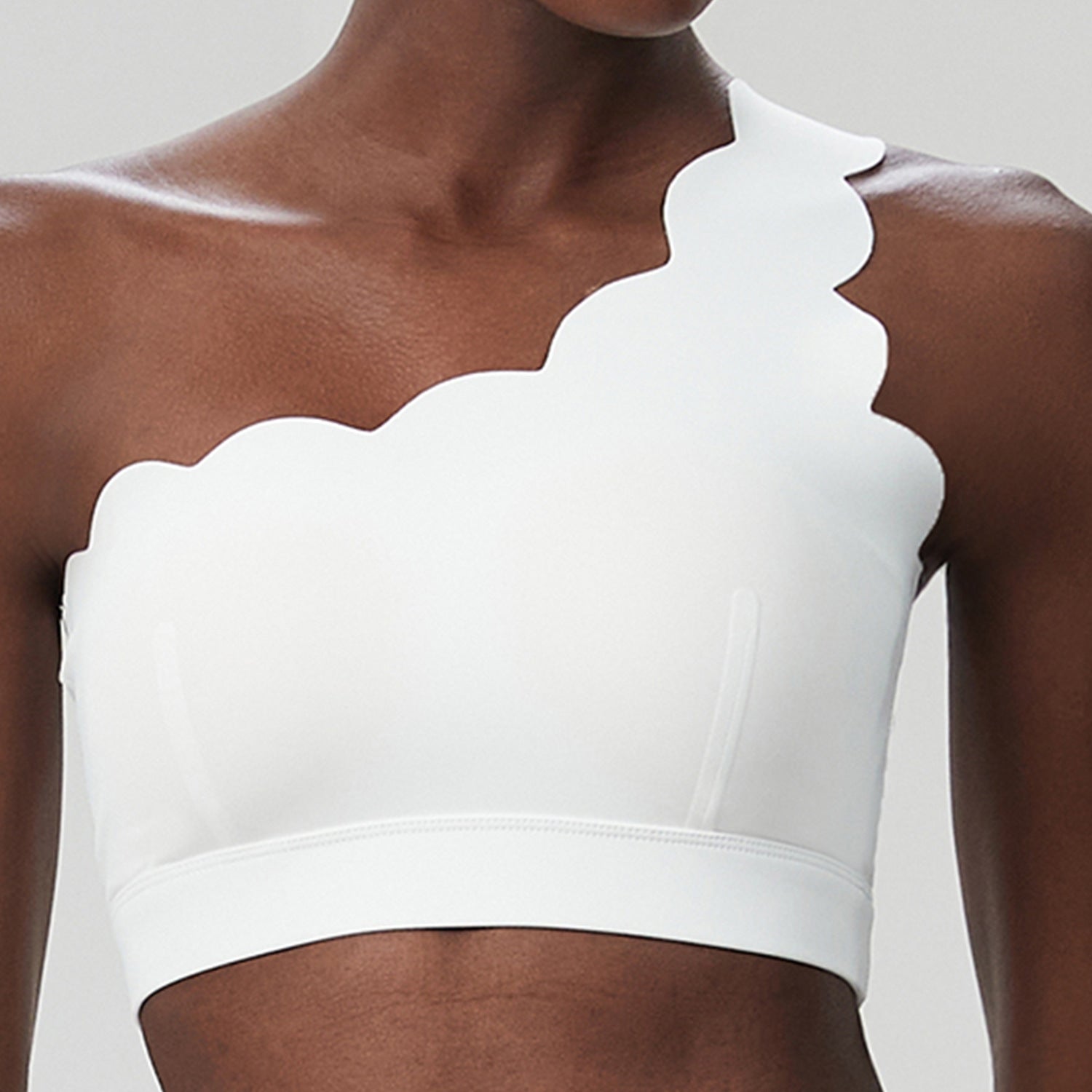 Αθλητικό Σουτιέν Με Έναν Ώμο Και Κυματιστό Σχήμα