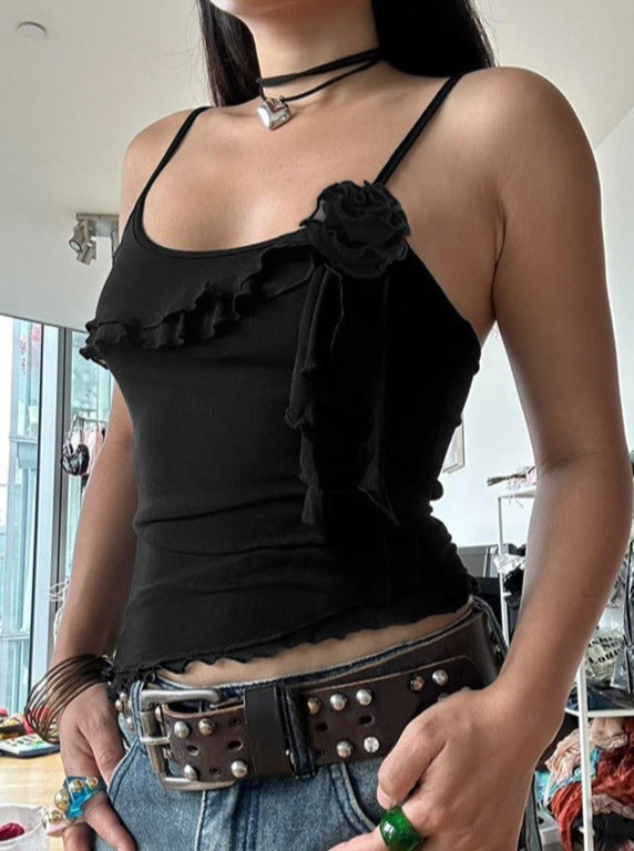 Fırfırlı Önü Asimetrik Atlet - Riosso