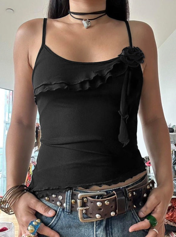 Fırfırlı Önü Asimetrik Atlet - Riosso