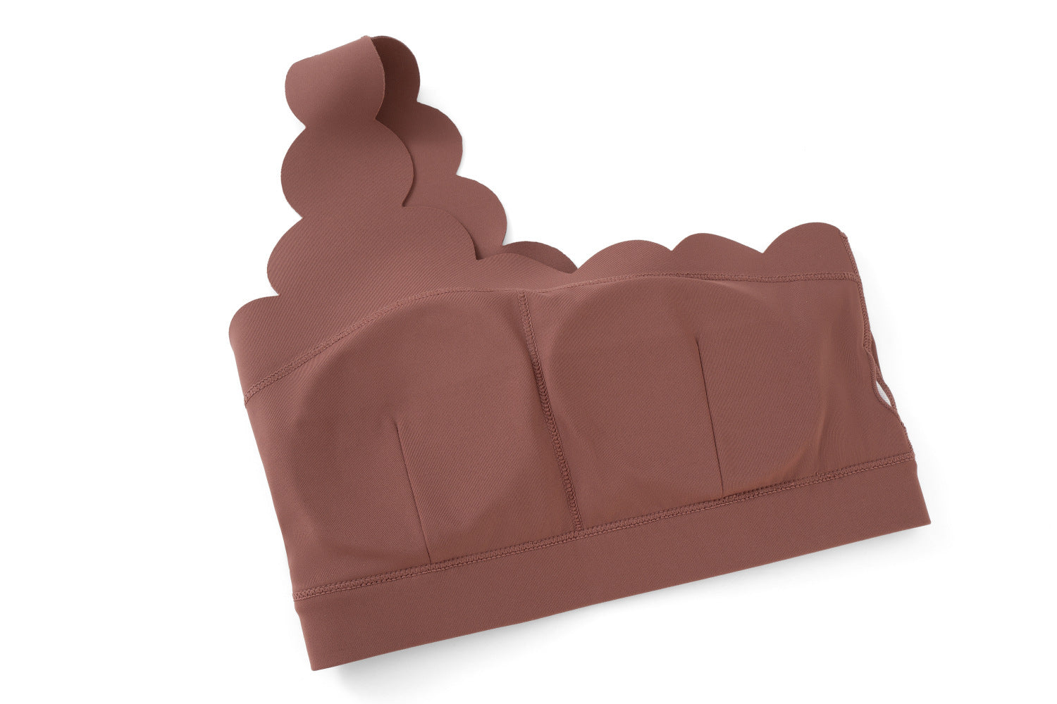 Αθλητικό Σουτιέν Με Έναν Ώμο Και Κυματιστό Σχήμα