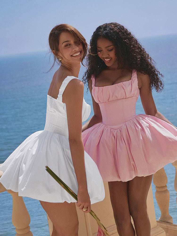 Μίνι Φόρεμα Με Φουσκωτή Γραμμή Mara Και Κάθισμα Στη Μέση