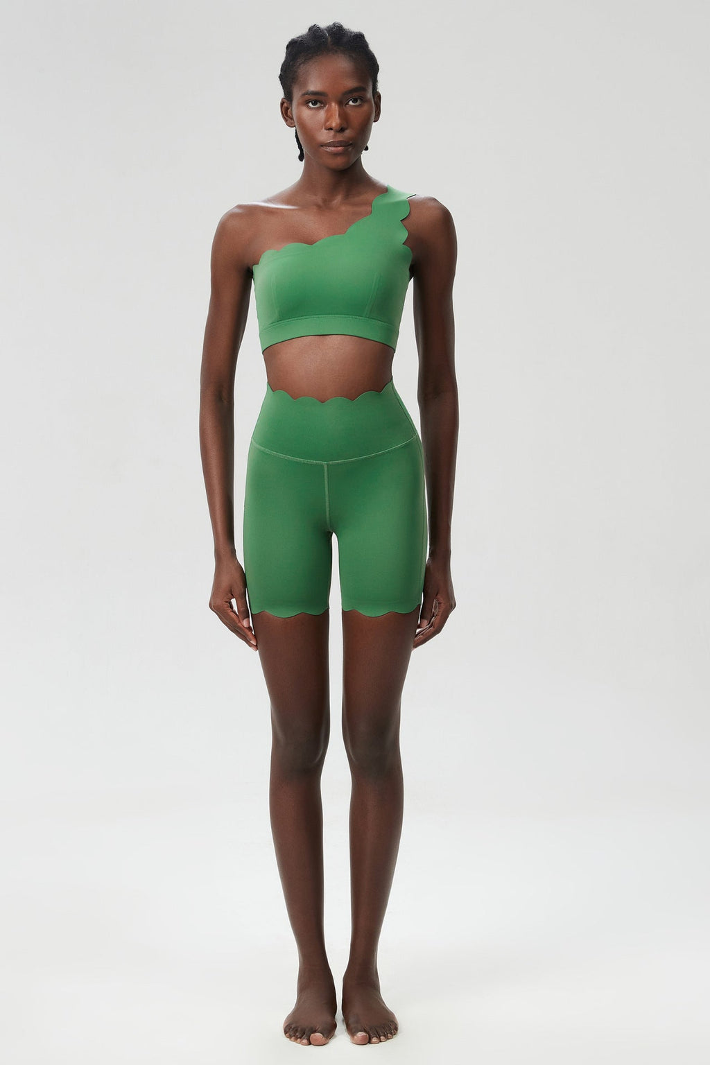 Αθλητικό Σουτιέν Με Έναν Ώμο Και Κυματιστό Σχήμα