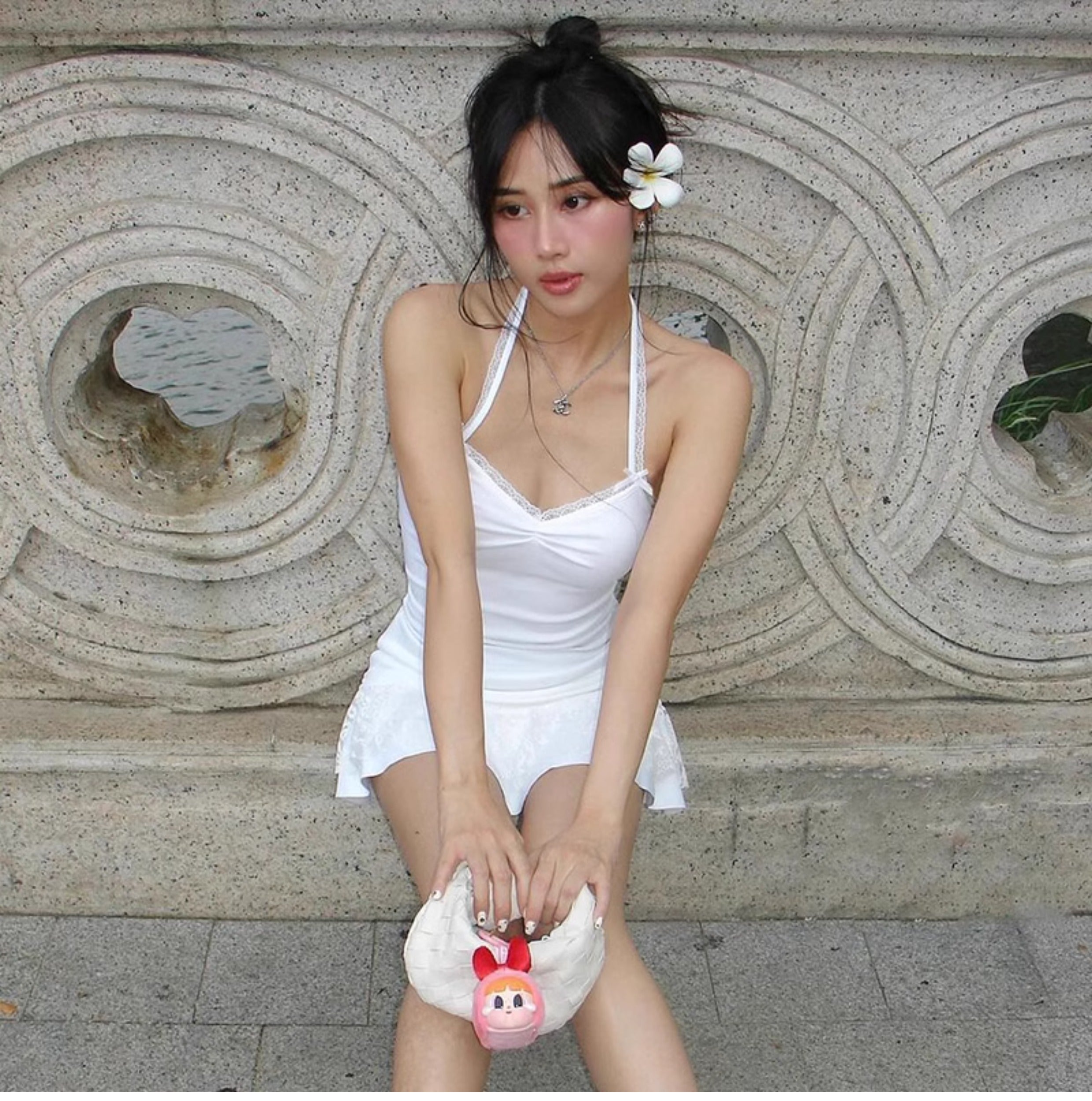 Μπλούζα Muı Linnea Με Δαντέλα Και Μακριά Μανίκια