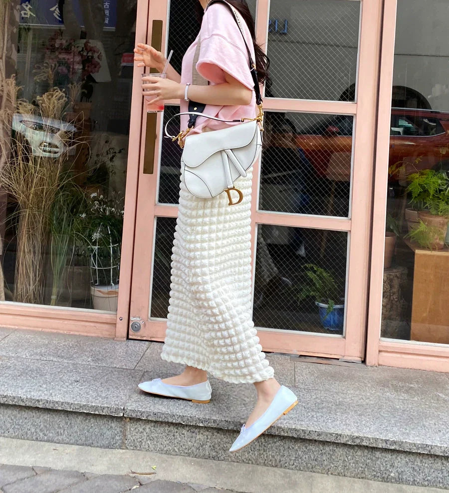 Πλεκτή Μακριά Φούστα Noya