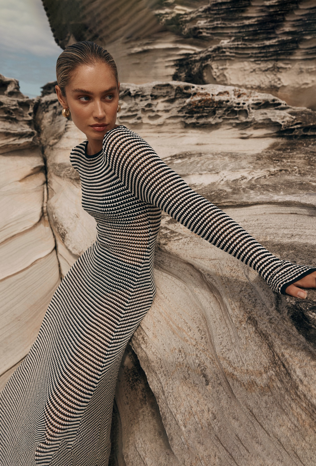 Φόρεμα Με Ρίγες Zarazza