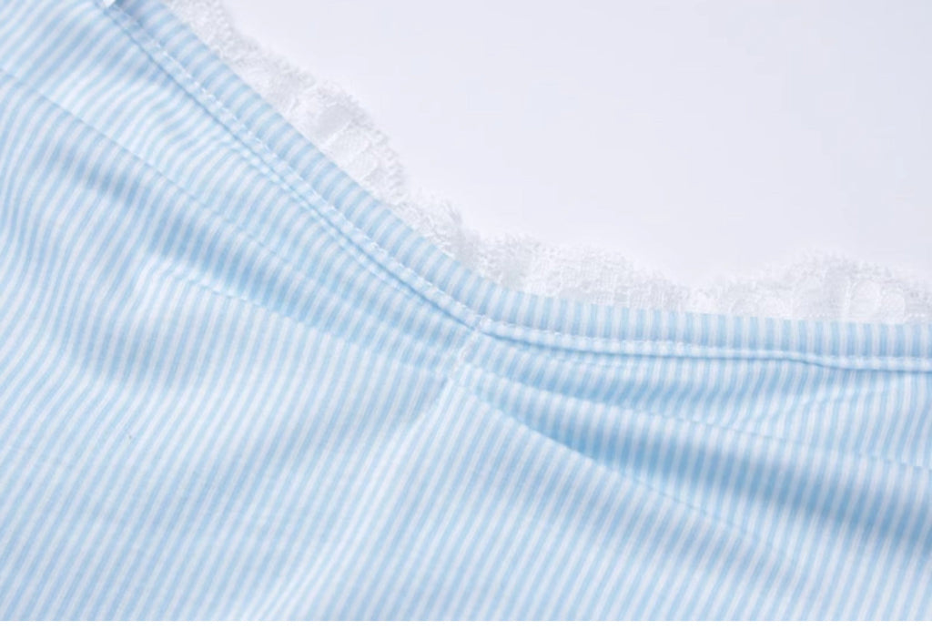 Μπλούζα Muı Linnea Με Δαντέλα Και Μακριά Μανίκια