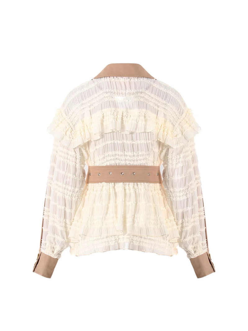 Καμπαρντίνα Με Ζώνη Alicia Flounce