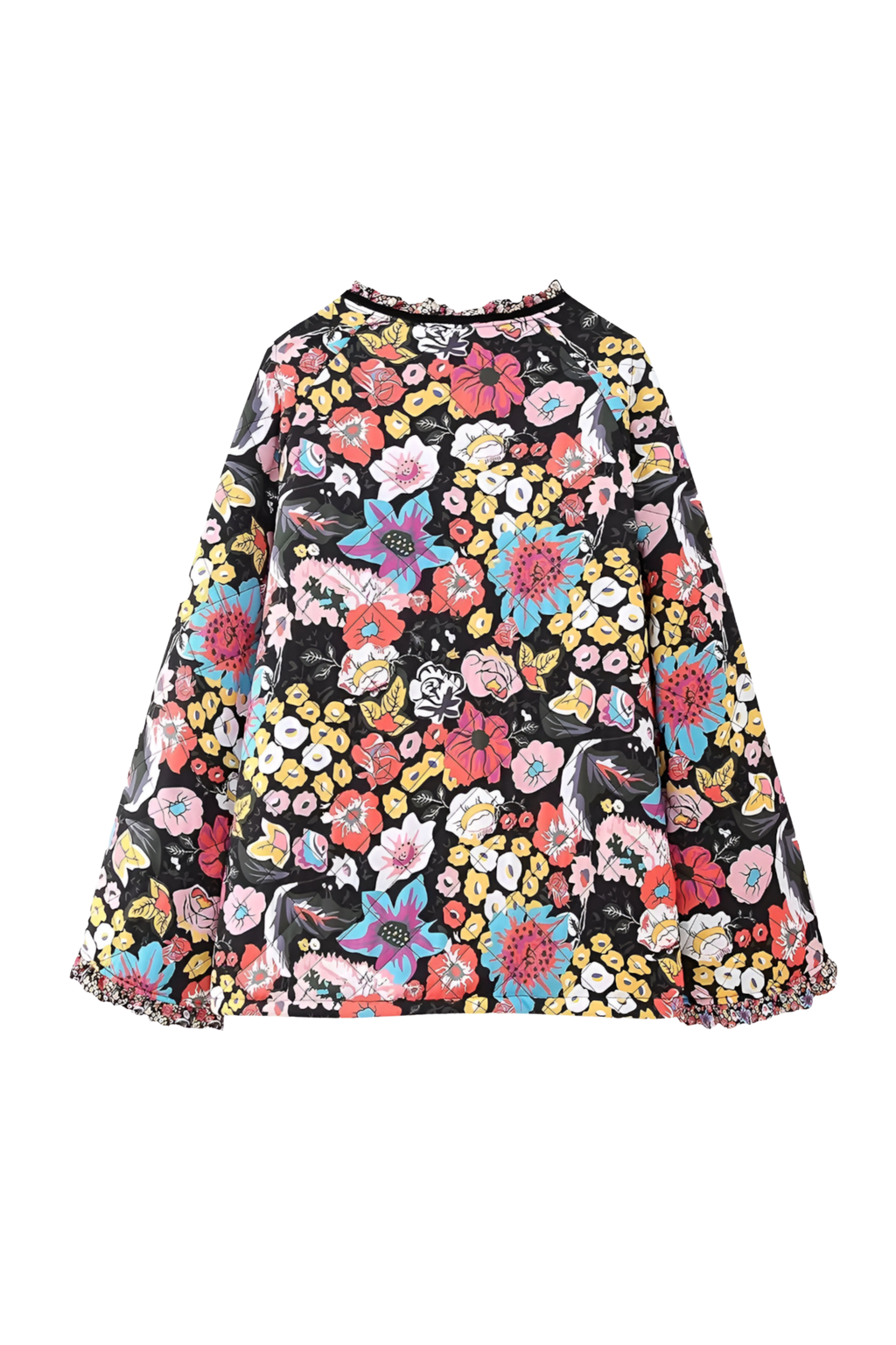 Καπιτονέ Σακάκι Με Φλοράλ Στάμπα Locinia