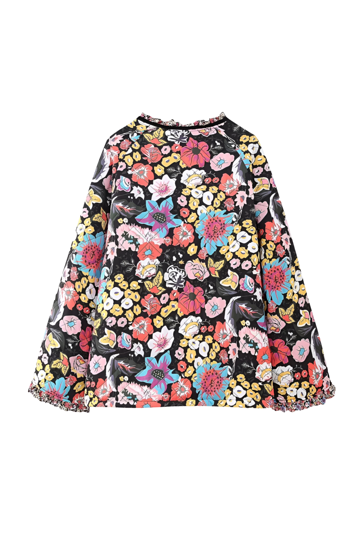 Καπιτονέ Σακάκι Με Φλοράλ Στάμπα Locinia