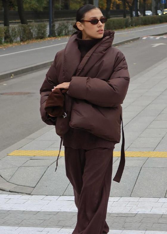 Καπιτονέ Μπουφάν Με Ζώνη Luxura