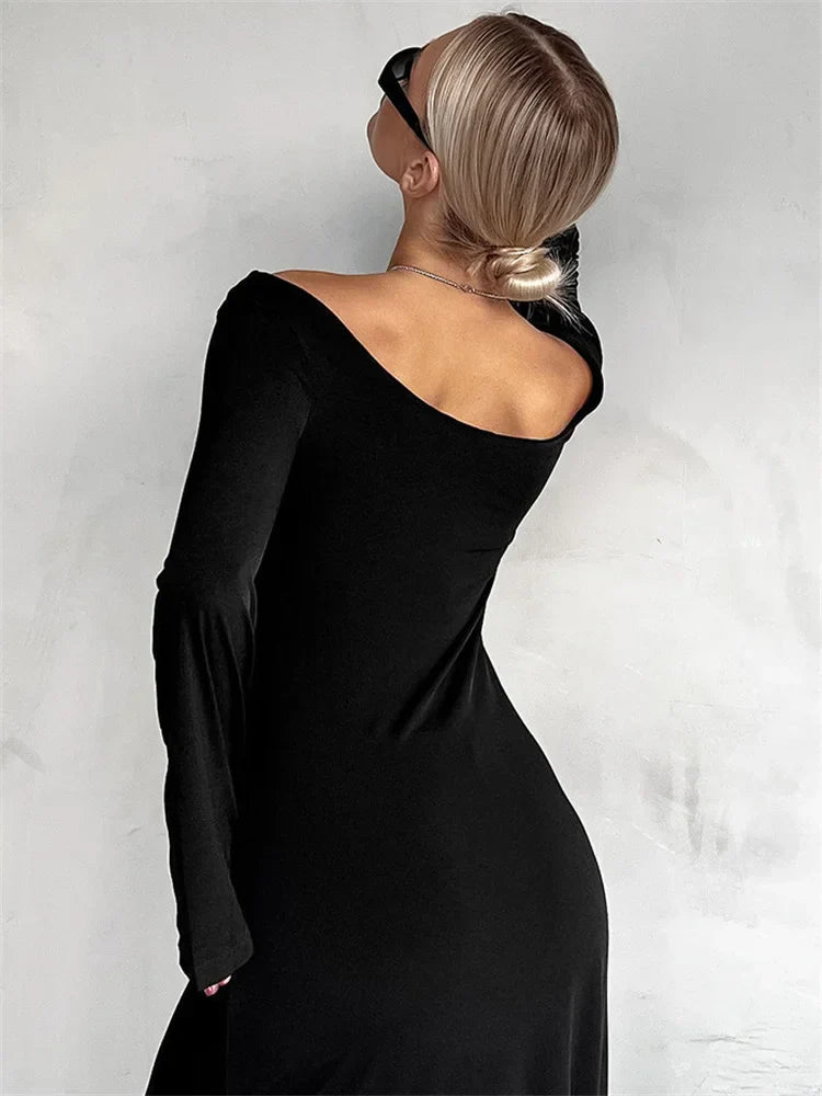 Φόρεμα Μάξι Με Γιακά Madonna Και Ισπανικά Μανίκια