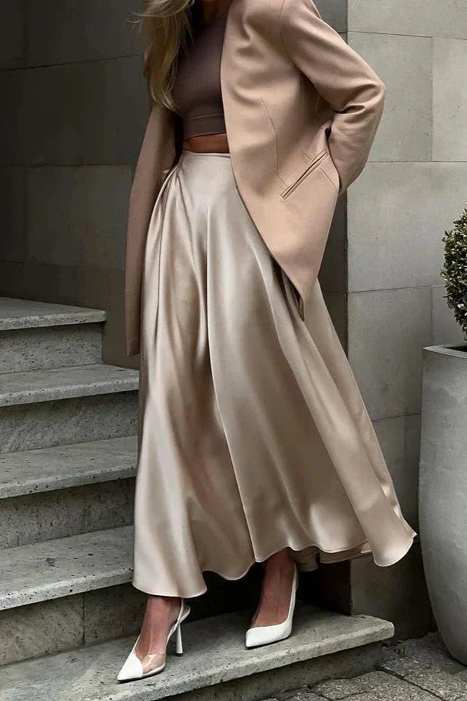 Φούστα Aubrey Satin Midi