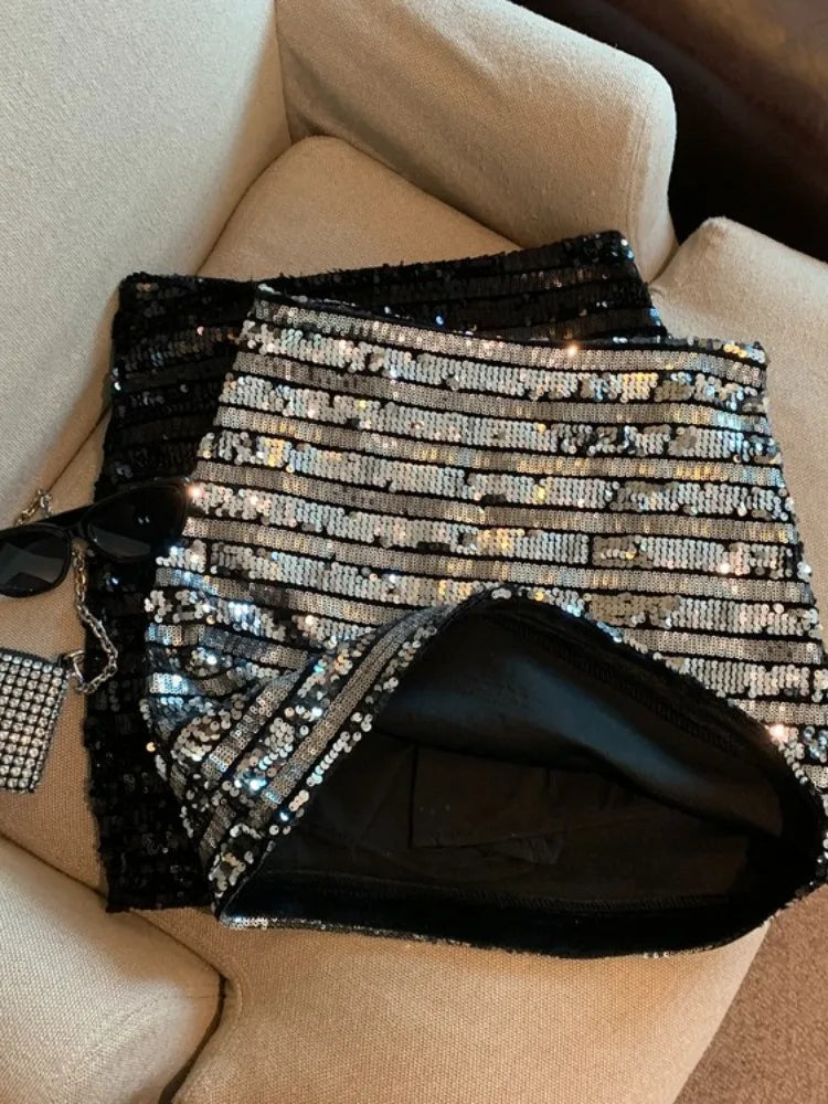 Μίνι Φούστα Με Ριγέ Και Πούλιες Fran