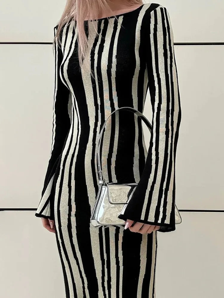 Φόρεμα Ζέβρας Μάξι