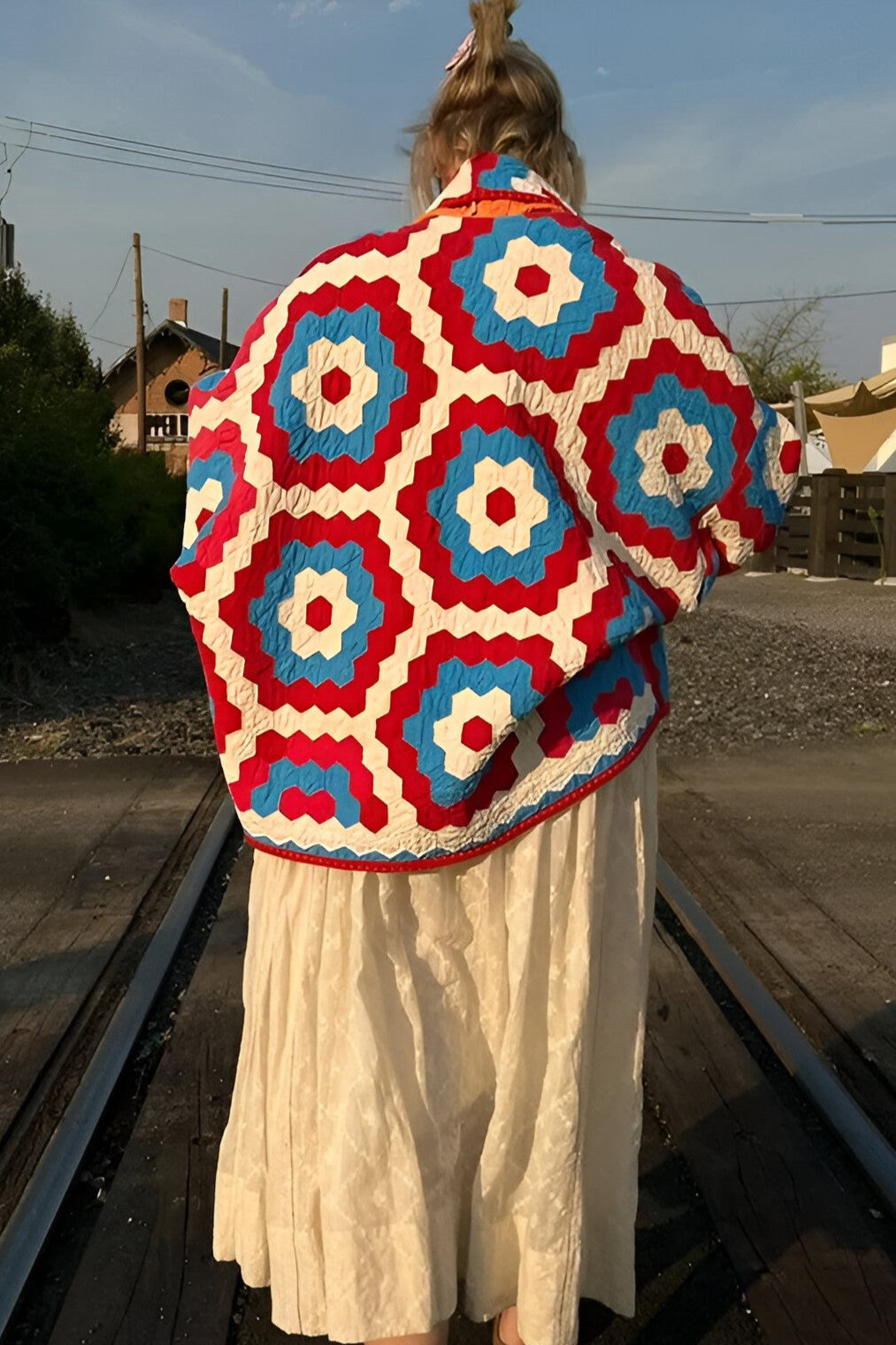 Καπιτονέ Μπουφάν Valianna Με Στάμπα