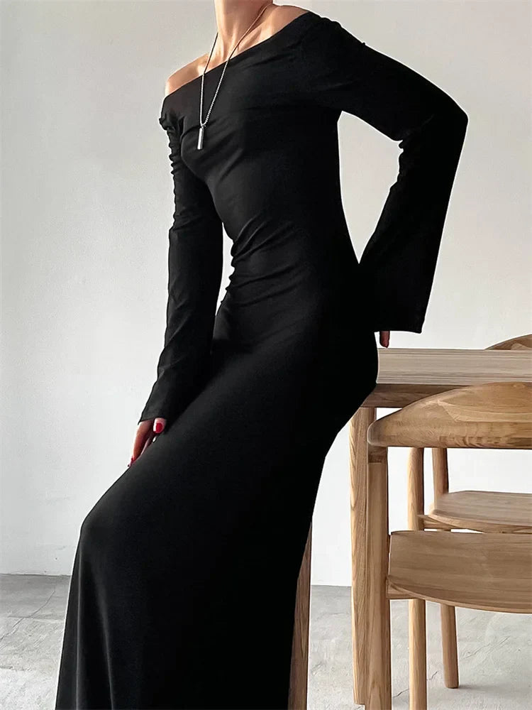 Φόρεμα Μάξι Με Γιακά Madonna Και Ισπανικά Μανίκια