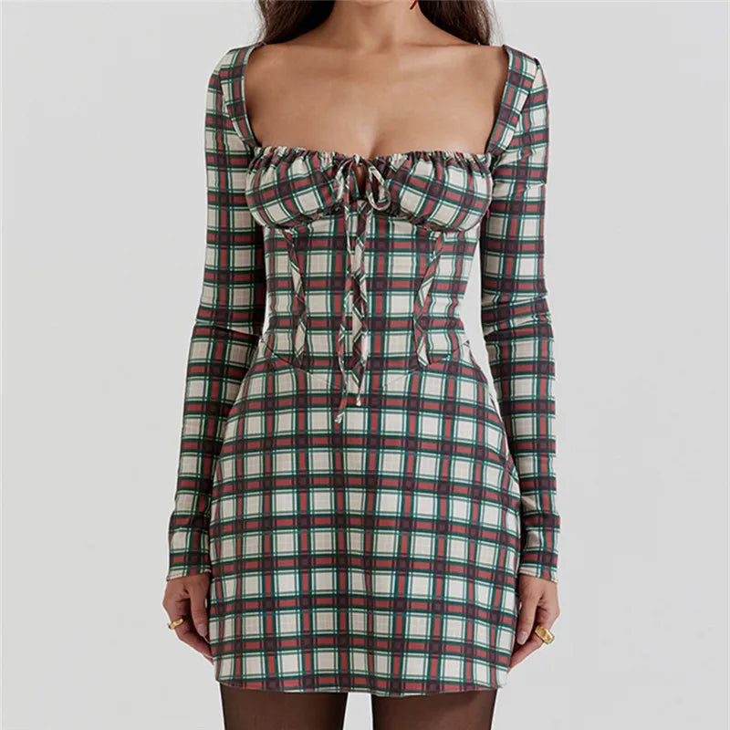 Άνετο Μίνι Φόρεμα Με Μακριά Μανίκια Χωρίς Μπανέλα