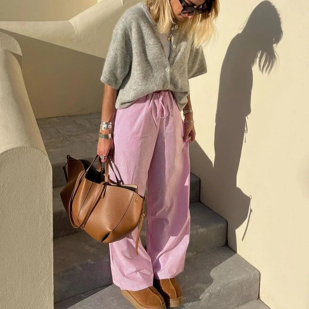 Ζακέτα Με Κοντό Μανίκι Και Κουμπιά