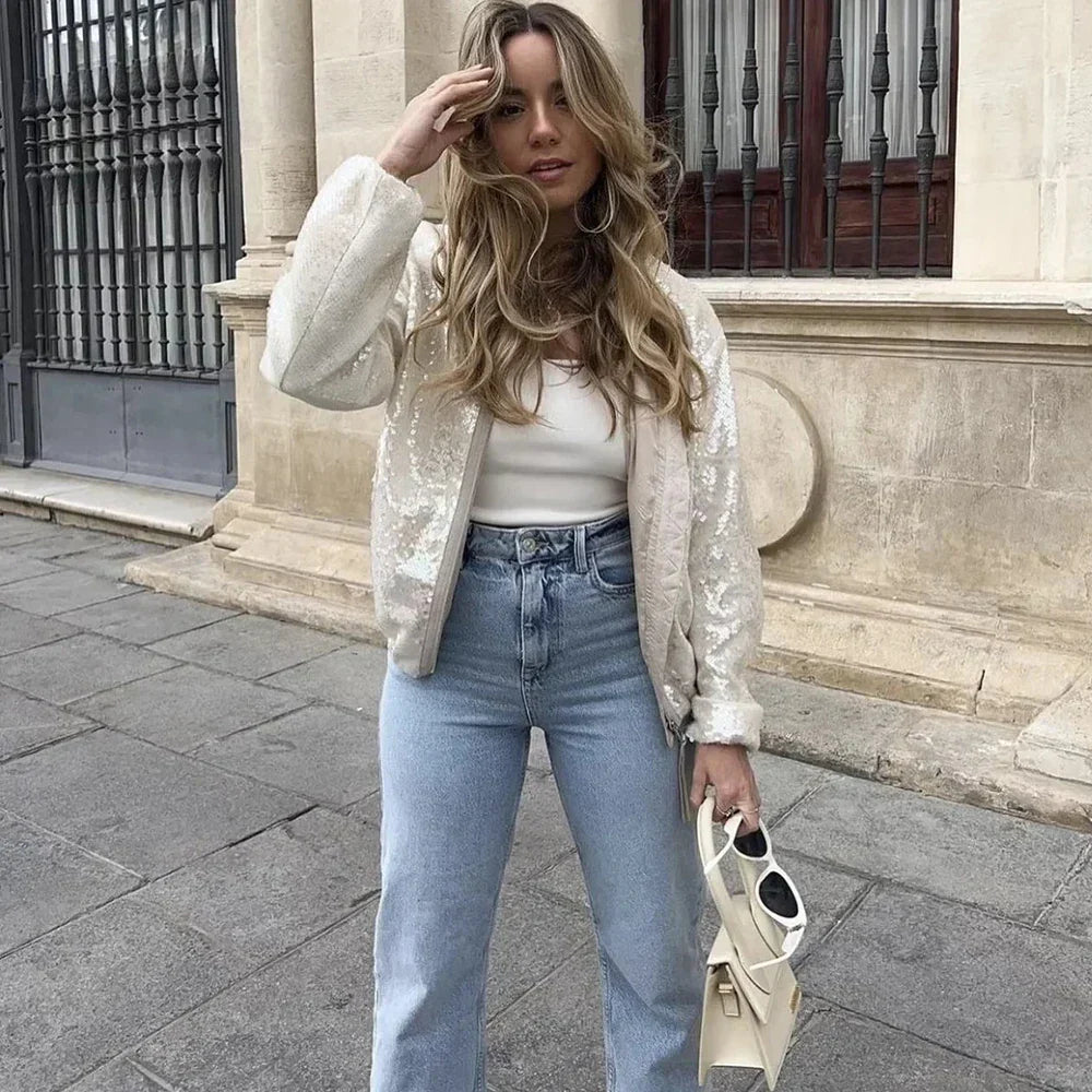 Μπουφάν Bomber Με Πούλιες