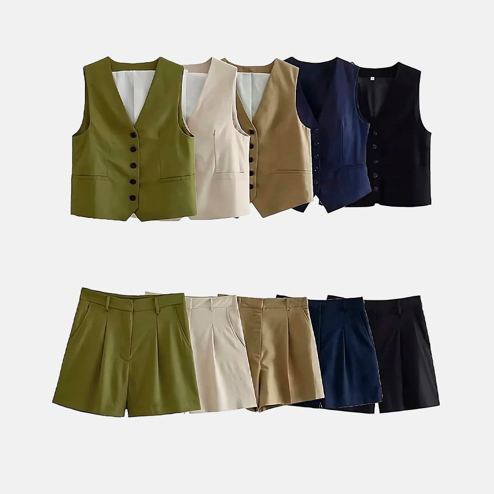 Σετ Γιλέκου Και Σορτς Scan