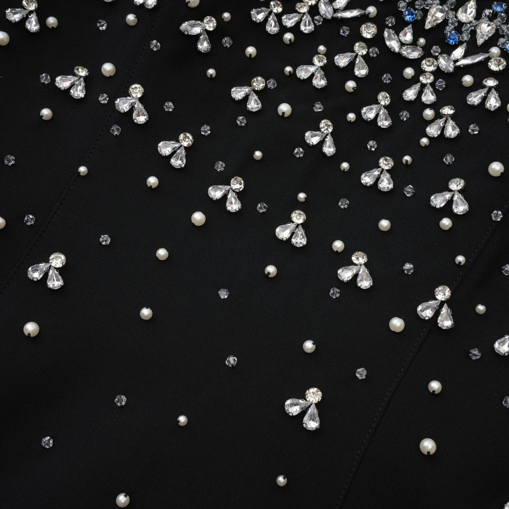 Φόρεμα Μάξι Με Κέντημα Melisande Σε Μαύρο Χρώμα