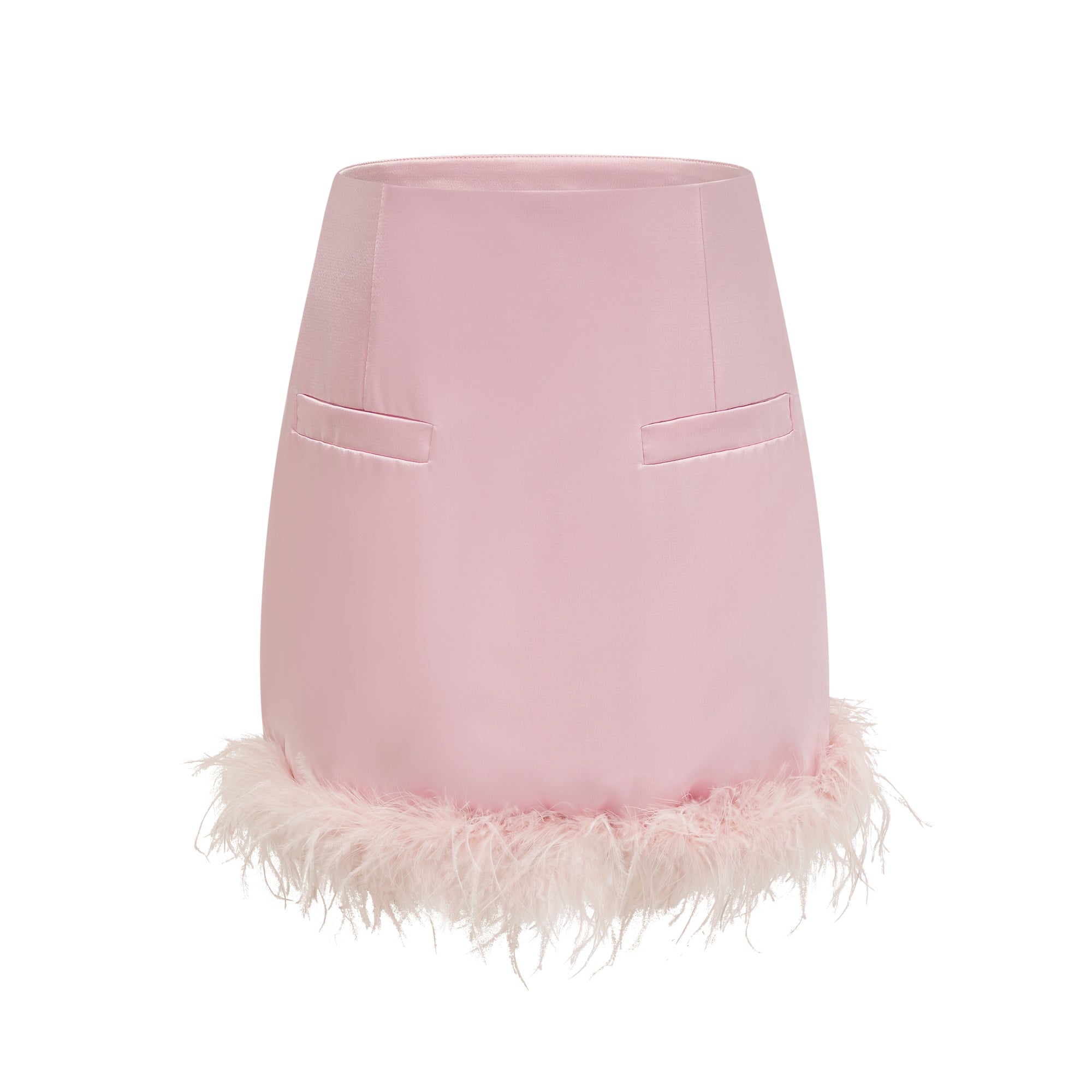 Σετ Ασορτί Τοπ Και Φούστα Flavia Από Σατέν Φτερό