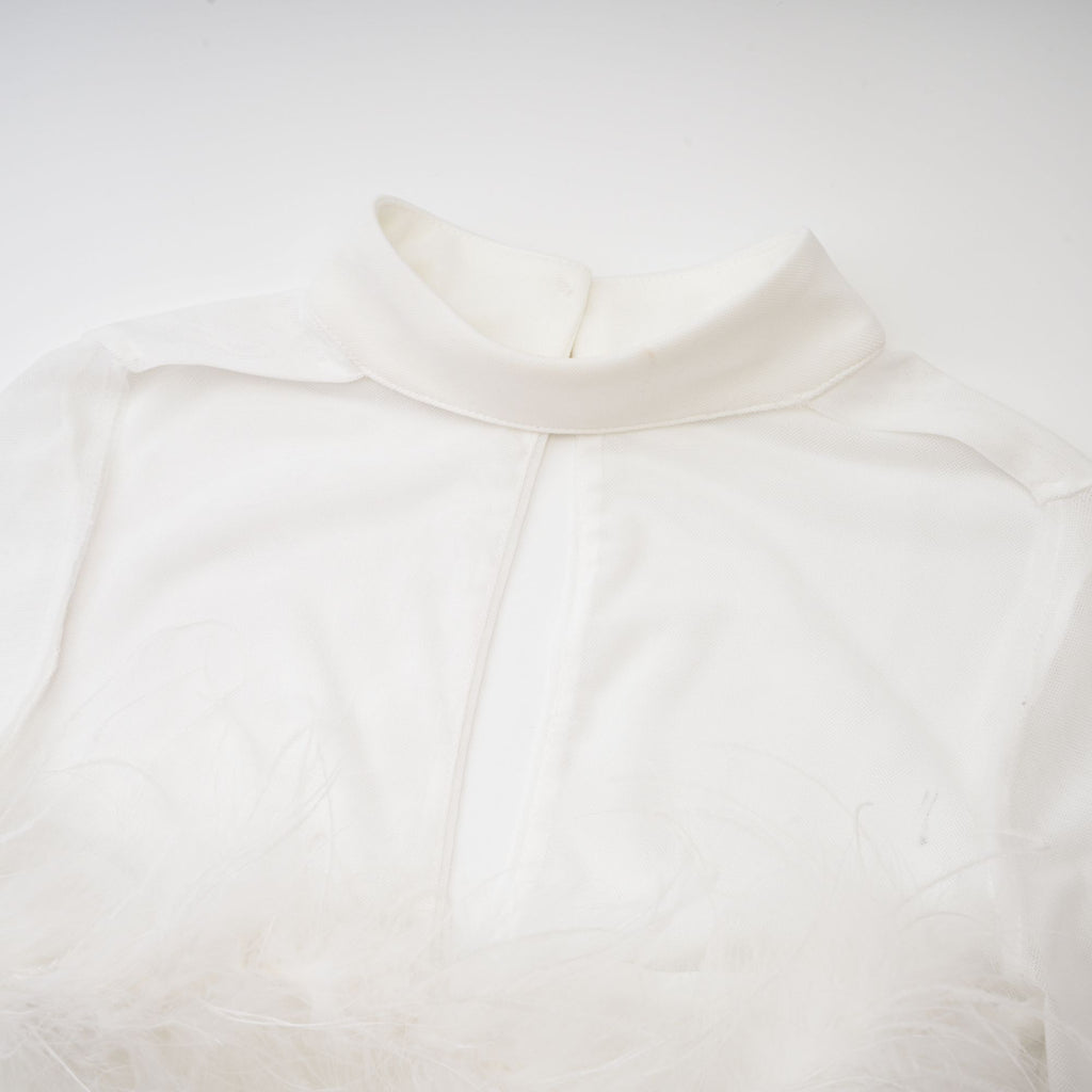 Εφαρμοσμένο Φόρεμα Désirée Με Φτερά