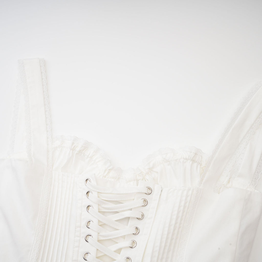 Μίνι Φόρεμα Με Λευκό Κορσέ Camille