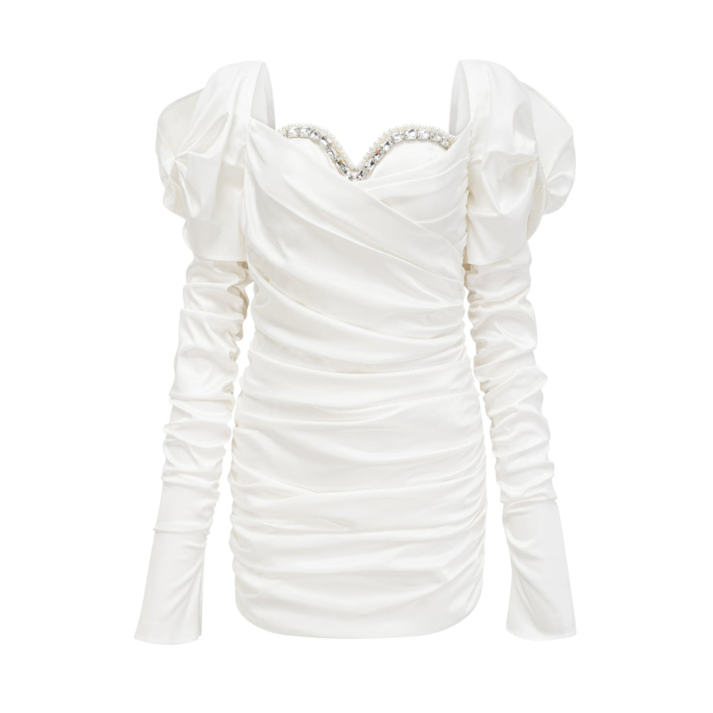 Μίνι Φόρεμα Avalon Με Κρυστάλλινη Δαντέλα Και Δαντέλα