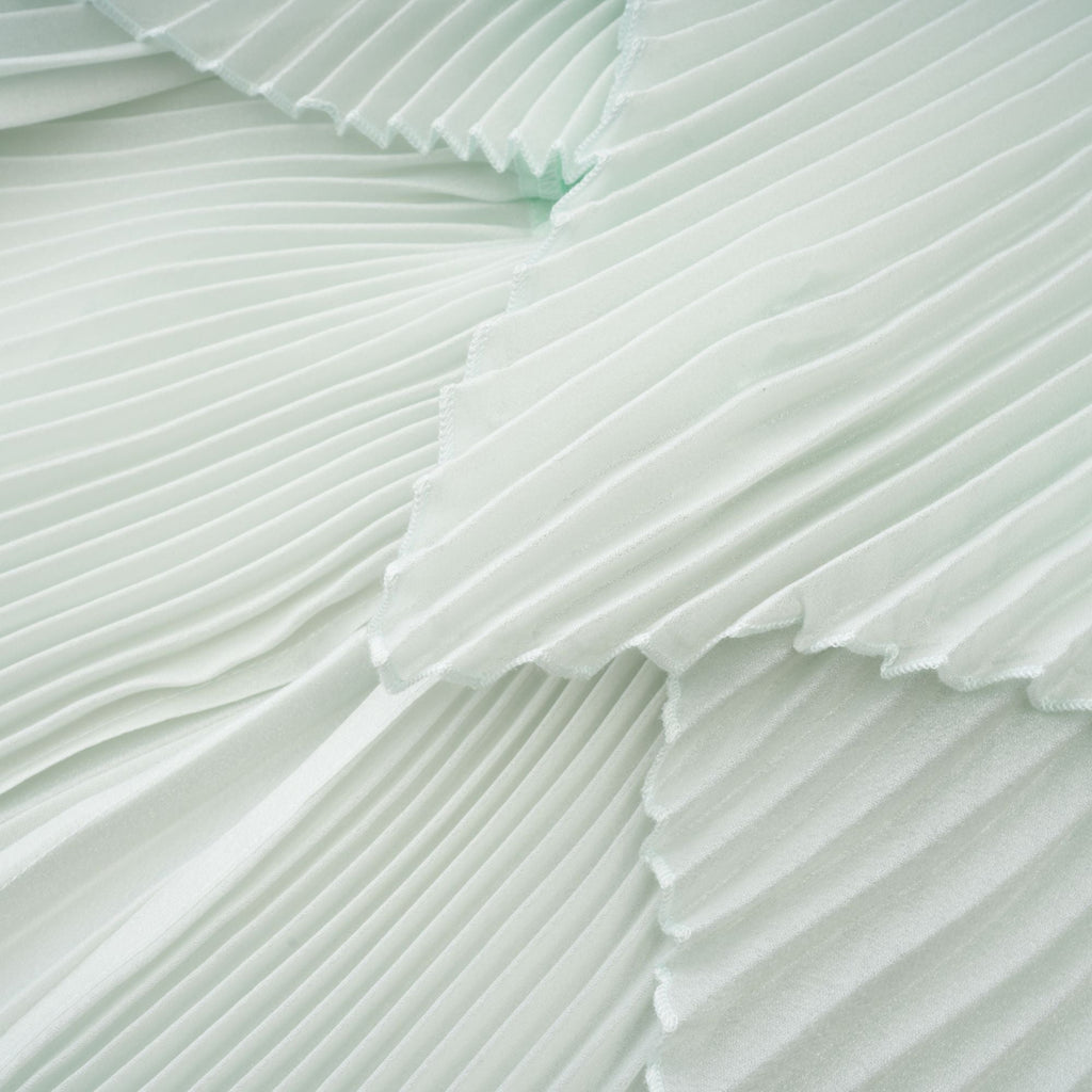 Σετ Ασορτί Πλισέ Τοπ Και Φούστα Fabrizia Με Ψεύτικα Λουλούδια