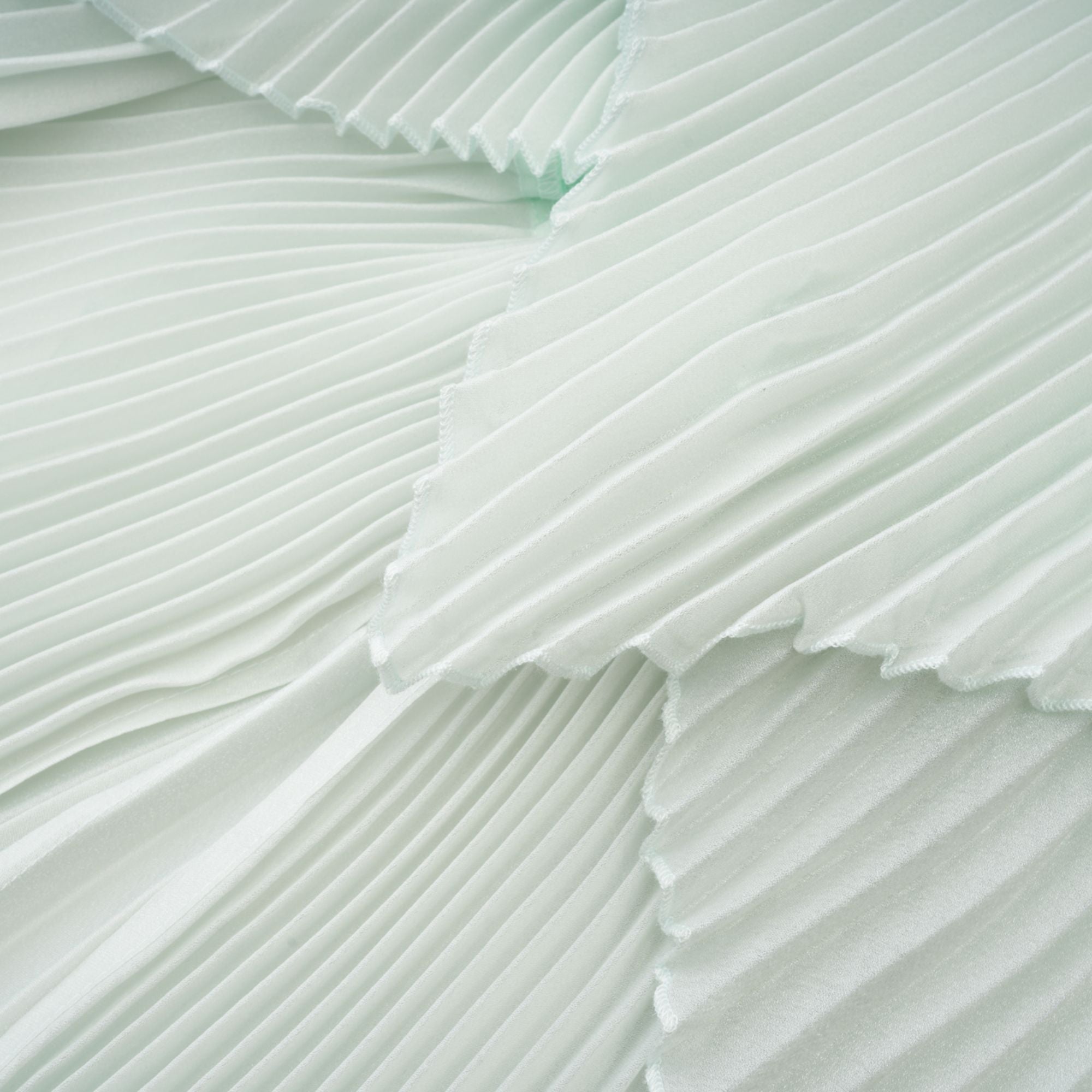 Σετ Ασορτί Πλισέ Τοπ Και Φούστα Fabrizia Με Ψεύτικα Λουλούδια