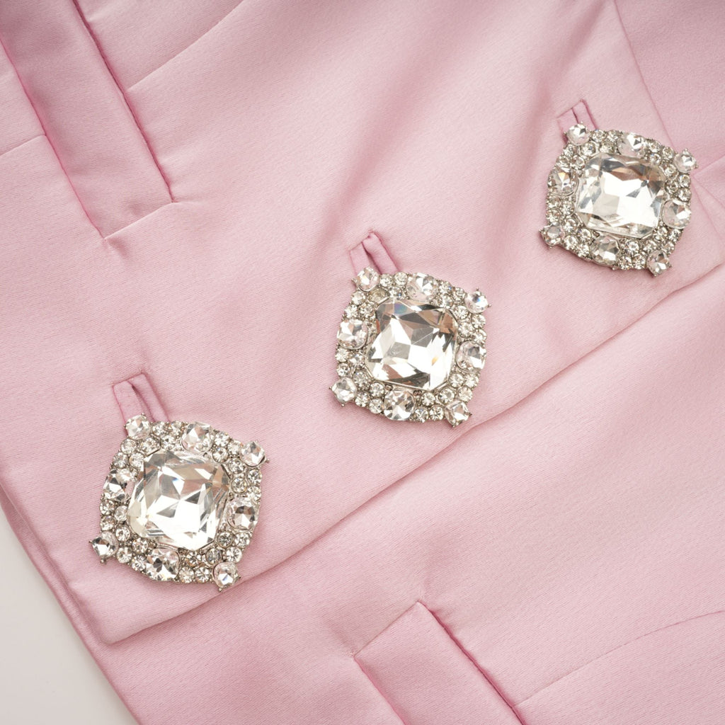 Σετ Ασορτί Τοπ Και Φούστα Flavia Από Σατέν Φτερό