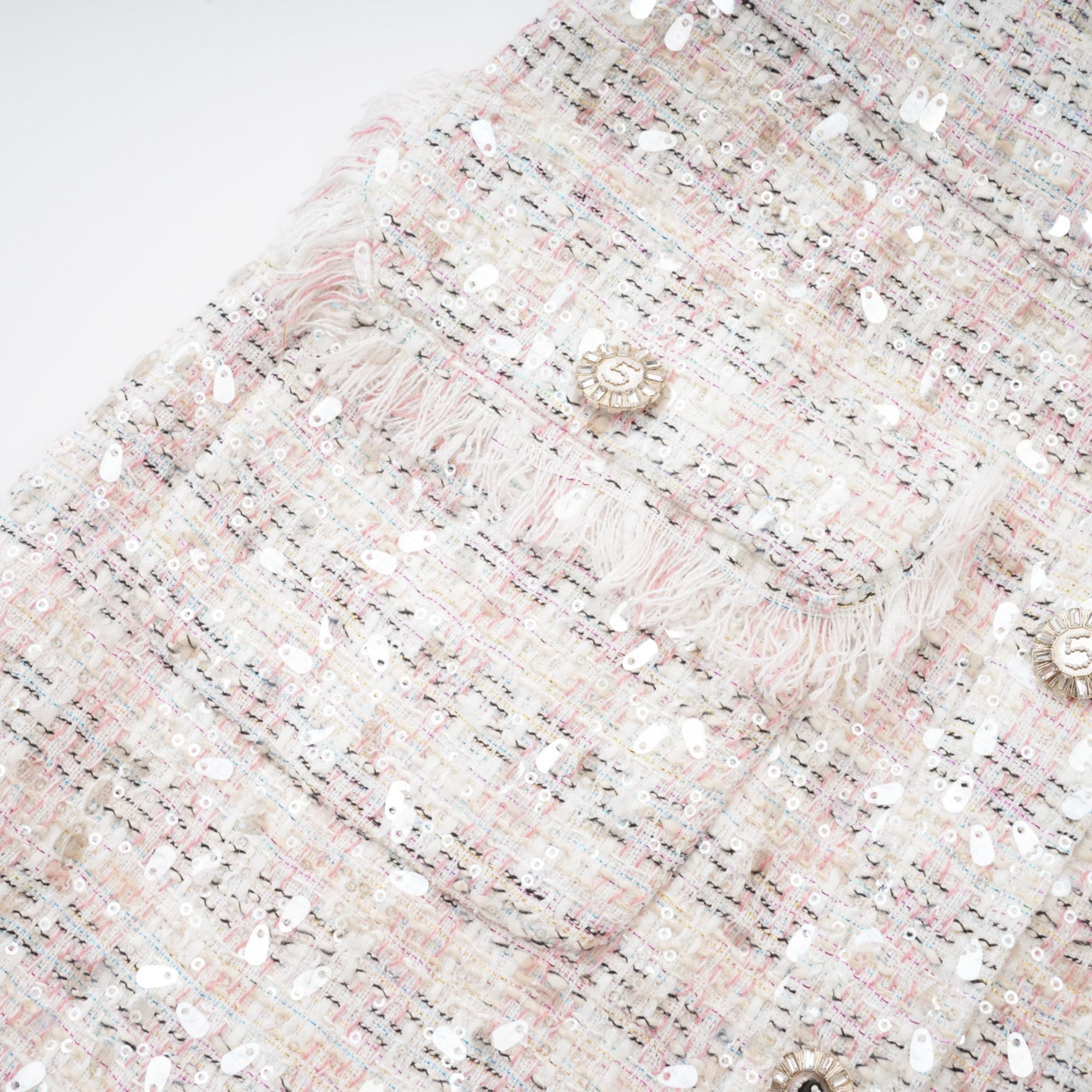 Μίνι Φόρεμα Από Τουίντ Με Πούλιες Stefania