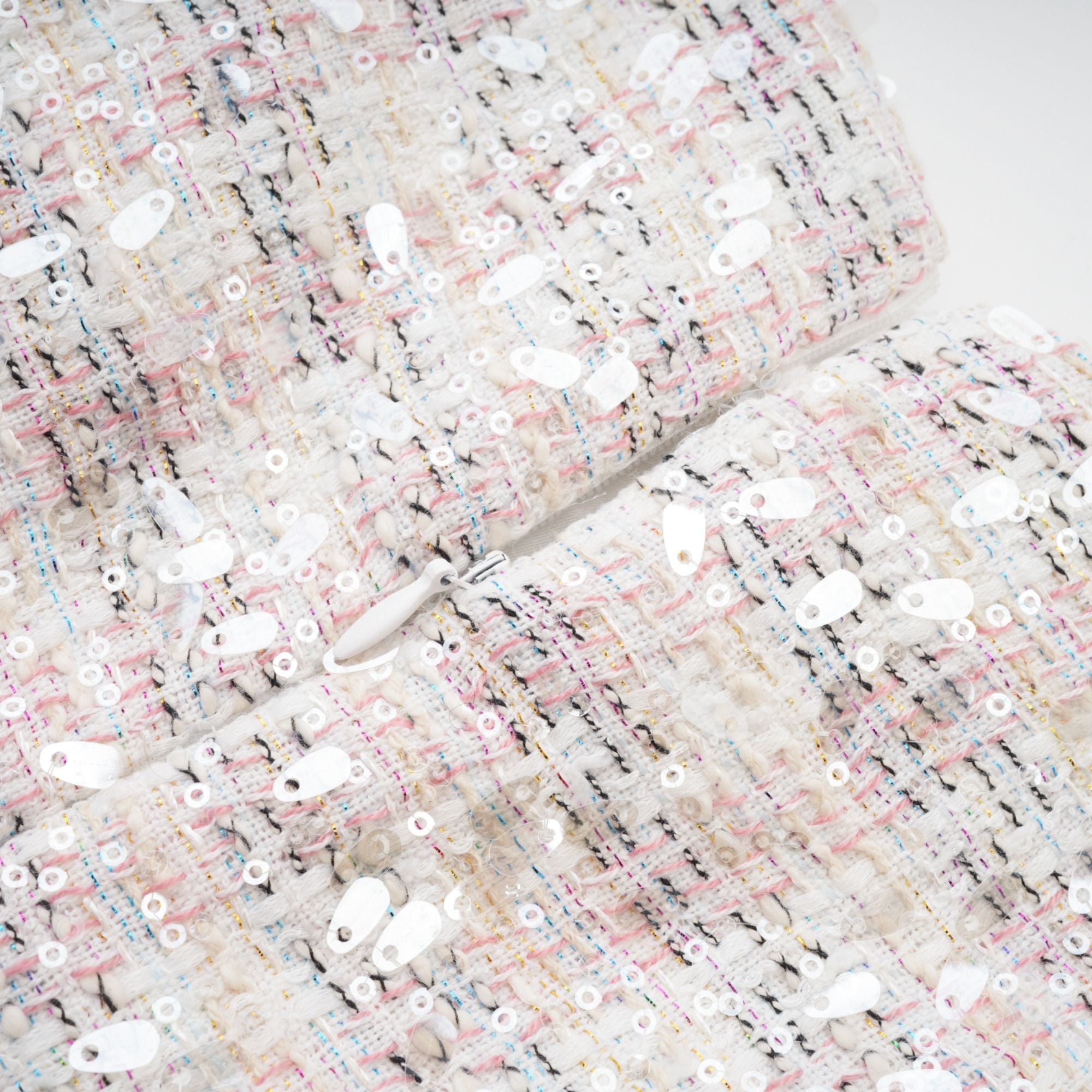 Μίνι Φόρεμα Από Τουίντ Με Πούλιες Stefania