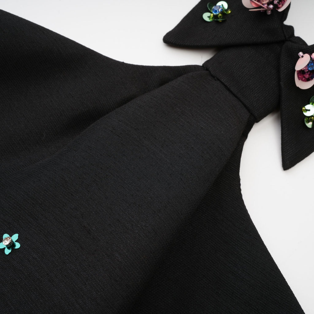 Μίνι Φόρεμα Με Κέντημα Roseline Και Λαιμόκοψη Halter