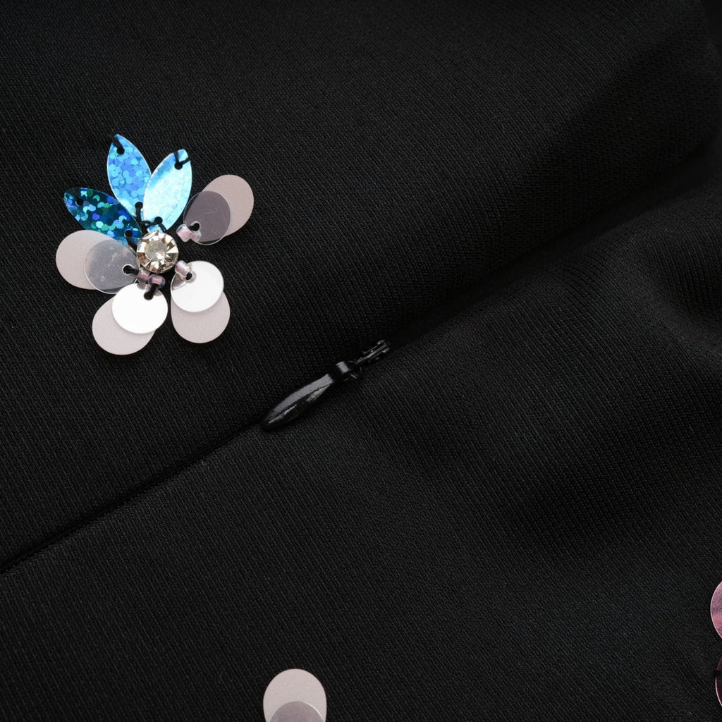 Μίνι Φόρεμα Με Κέντημα Roseline Και Λαιμόκοψη Halter