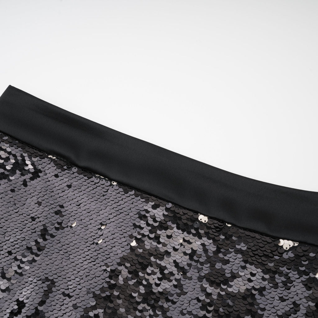 Μαύρη Μίνι Φούστα Με Πούλιες Magali