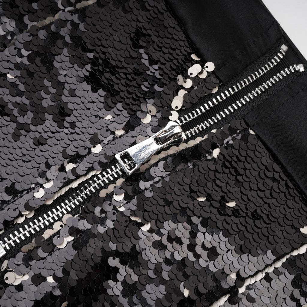 Μαύρη Μίνι Φούστα Με Πούλιες Magali