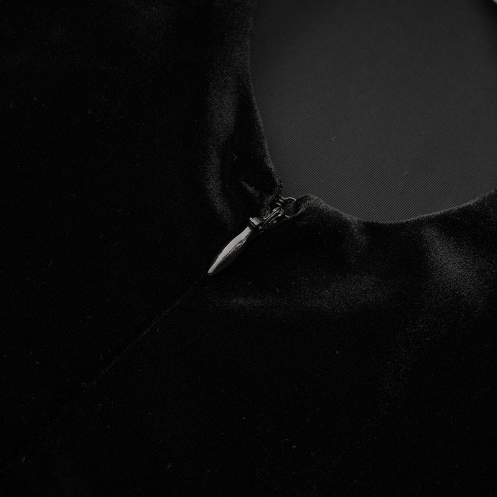 Φόρεμα Από Βελούδο Lucena Με Ψεύτικες Πέρλες Και Κέντημα