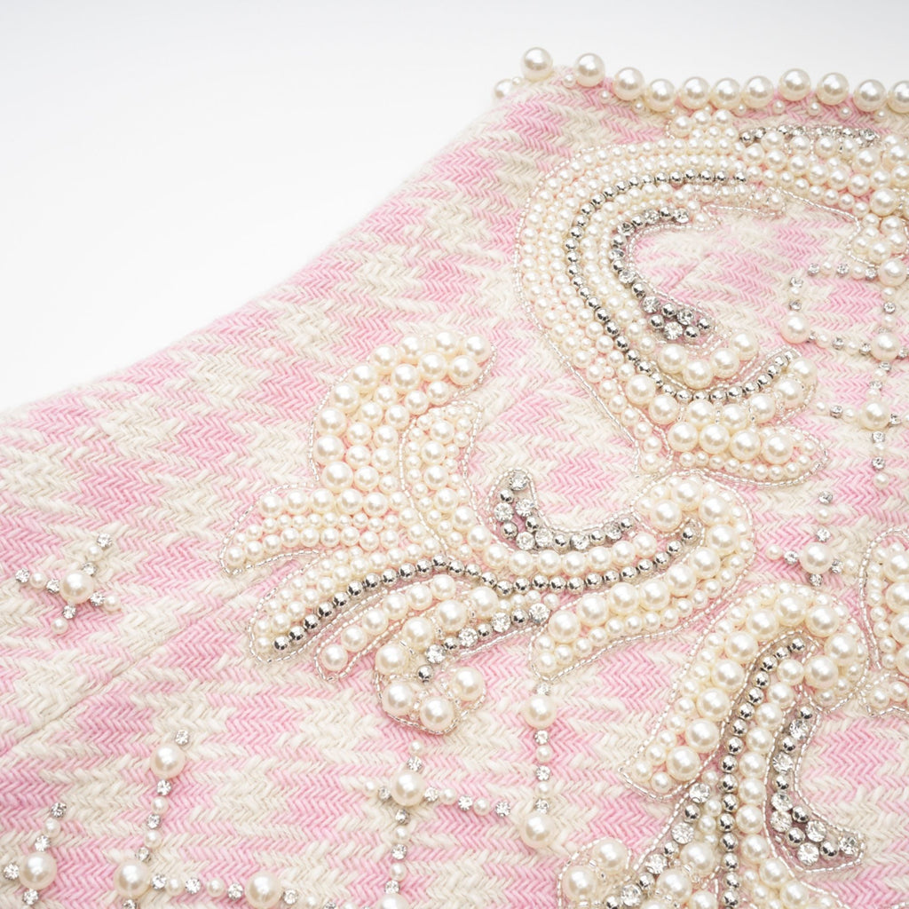 Μίνι Φόρεμα Με Κέντημα Capucine Με Μαργαριτάρια