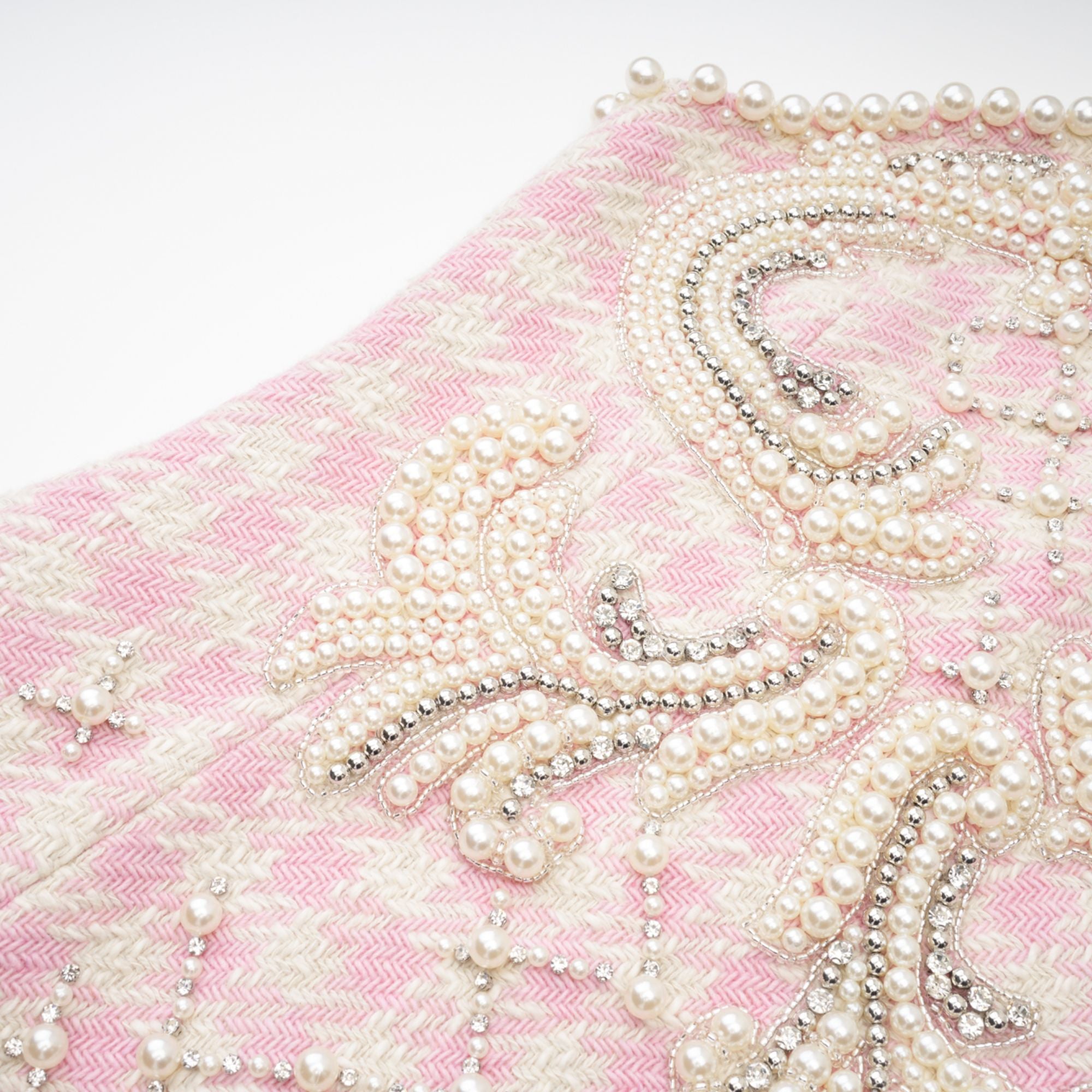 Μίνι Φόρεμα Με Κέντημα Capucine Με Μαργαριτάρια