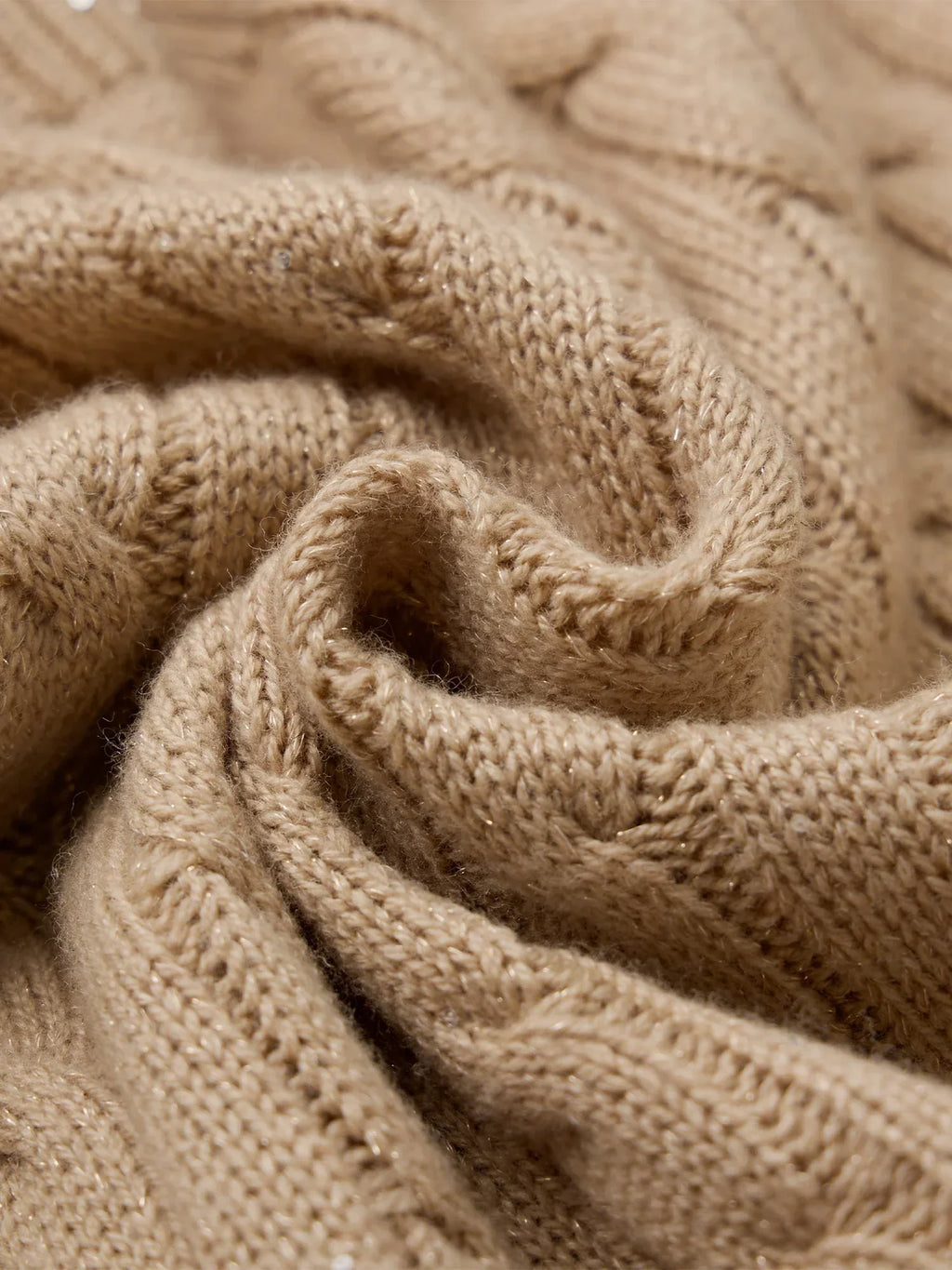 Γυναικείο Μάλλινο Αμάνικο Πλεκτό Γιλέκο Με Πούλιες