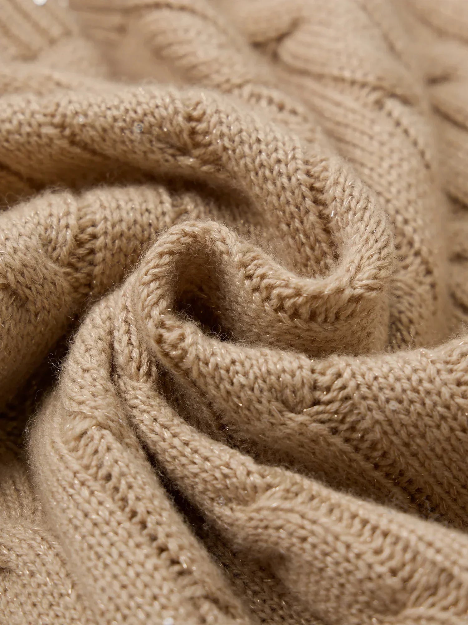 Γυναικείο Μάλλινο Αμάνικο Πλεκτό Γιλέκο Με Πούλιες