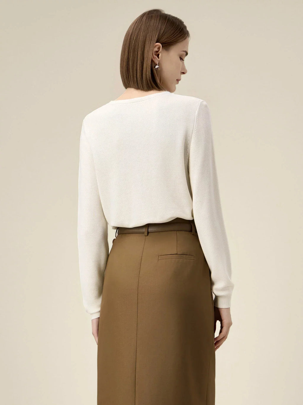 Γυναικείο Πλεκτό Πουλόβερ 100% Lyocell Jacquard