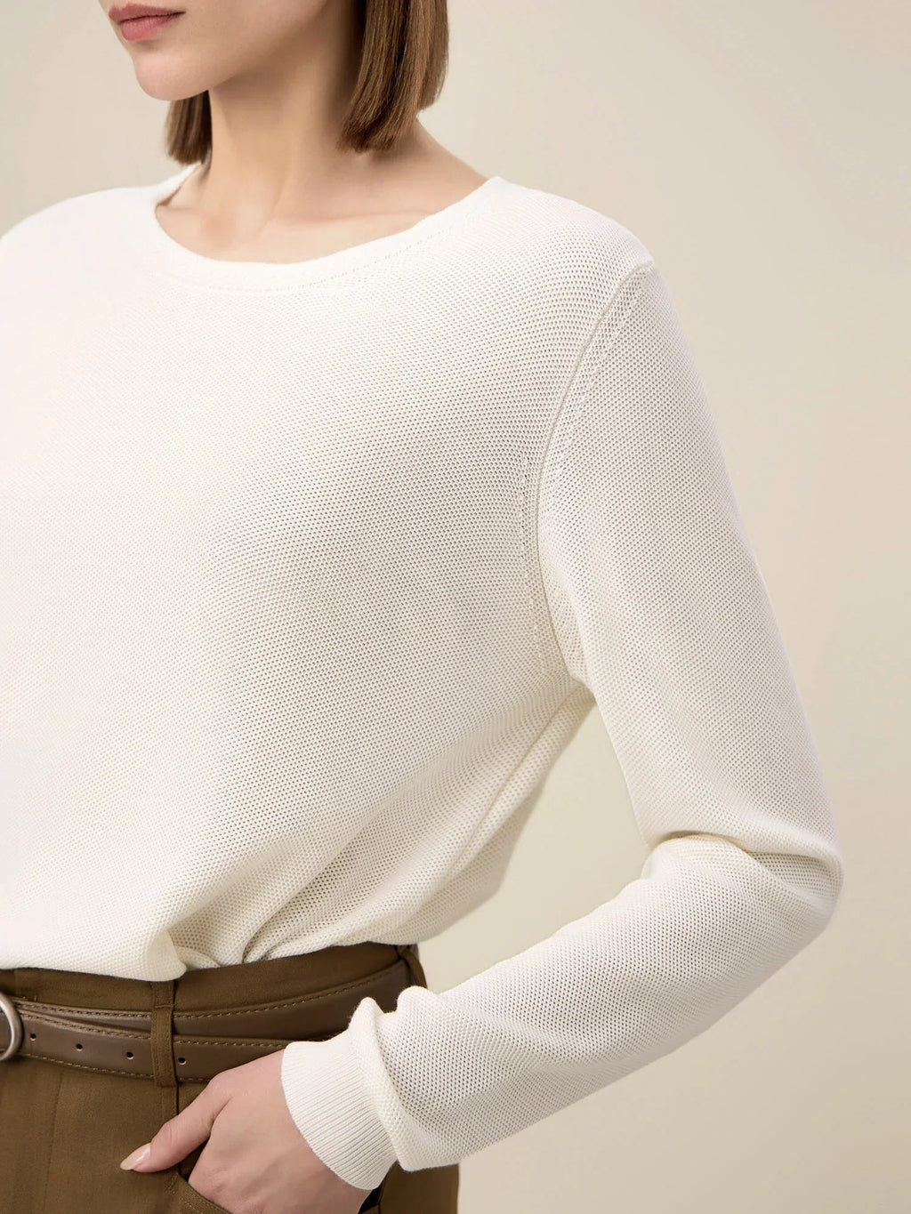 Γυναικείο Πλεκτό Πουλόβερ 100% Lyocell Jacquard